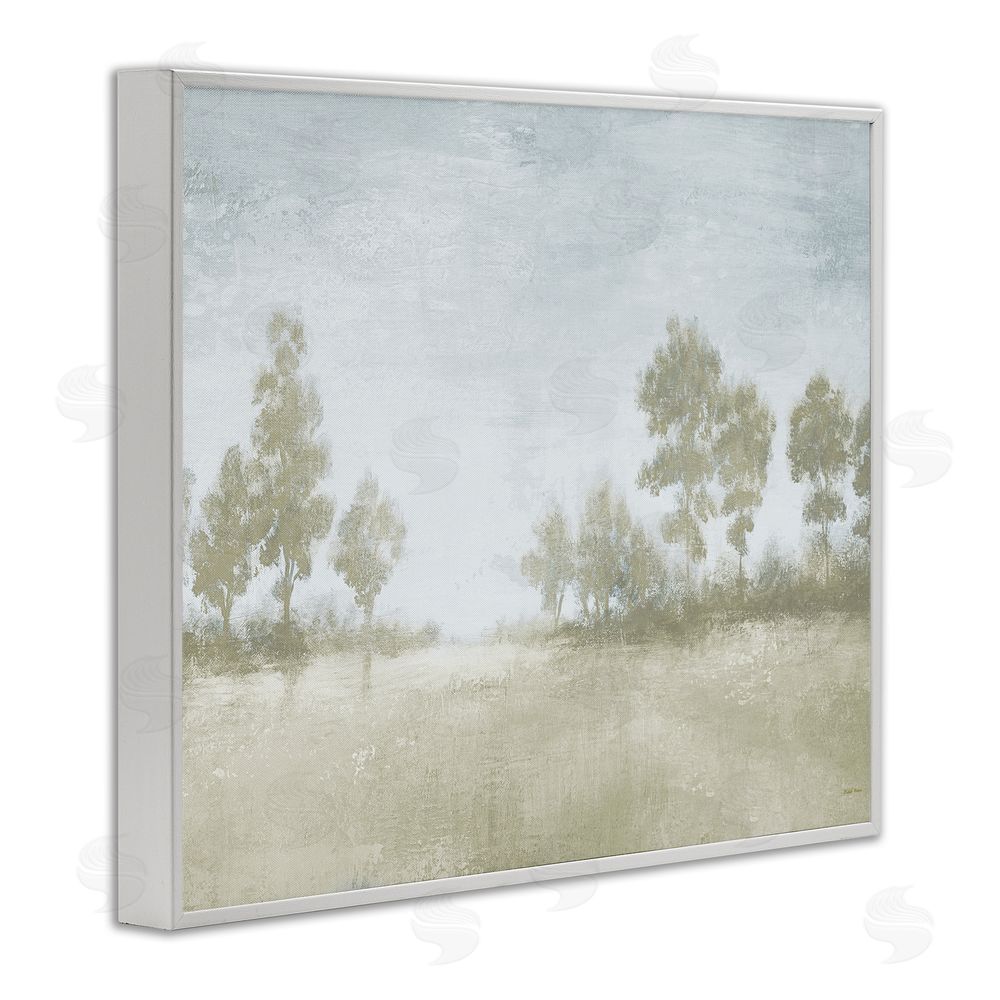 Michael Marcon Soft Distant Valley Landscape White Framed Giclee Wall Art Print