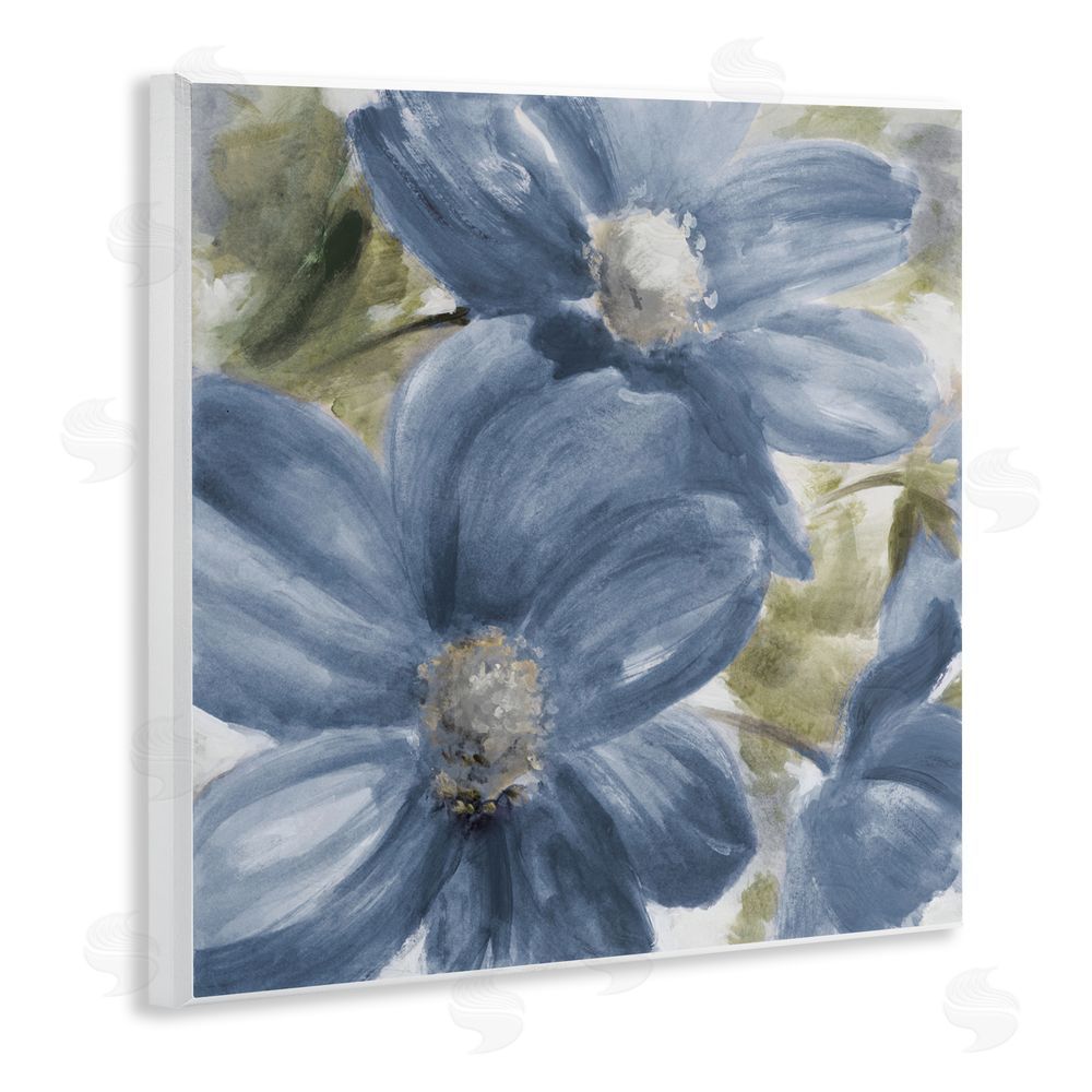 Lanie Loreth Walk In Beauty Blue Flowers Wall Plaque Art Print