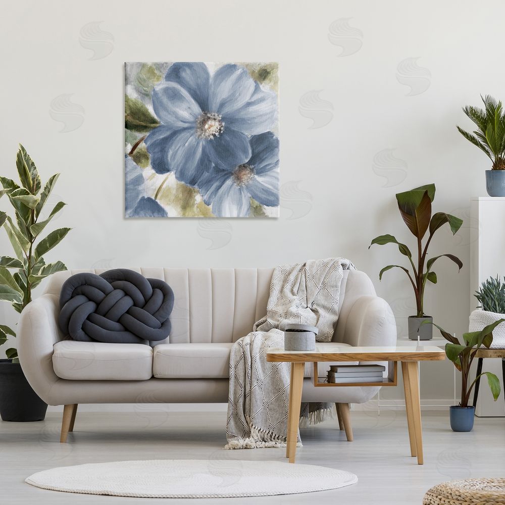 Lanie Loreth Walk in Blue Beauty Stretched Canvas Wall Art in Room