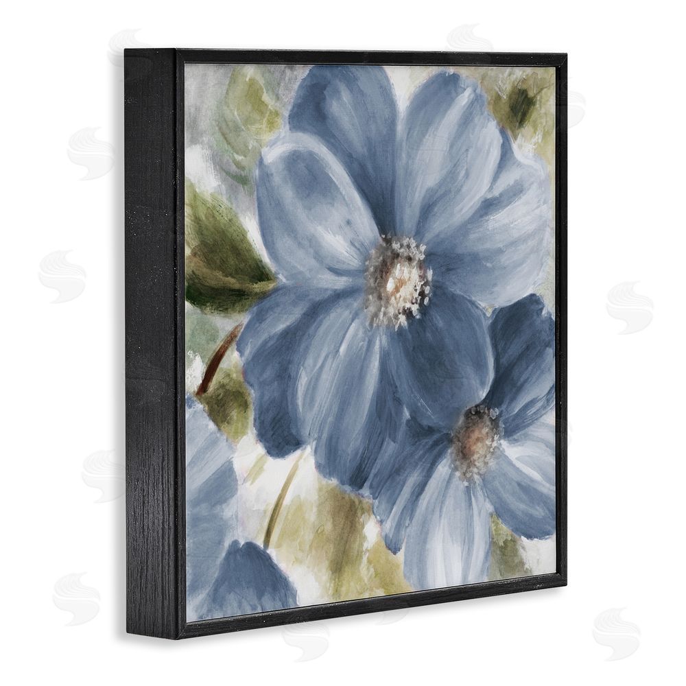 Lanie Loreth Walk in Blue Beauty Black Framed Giclee Wall Art Print
