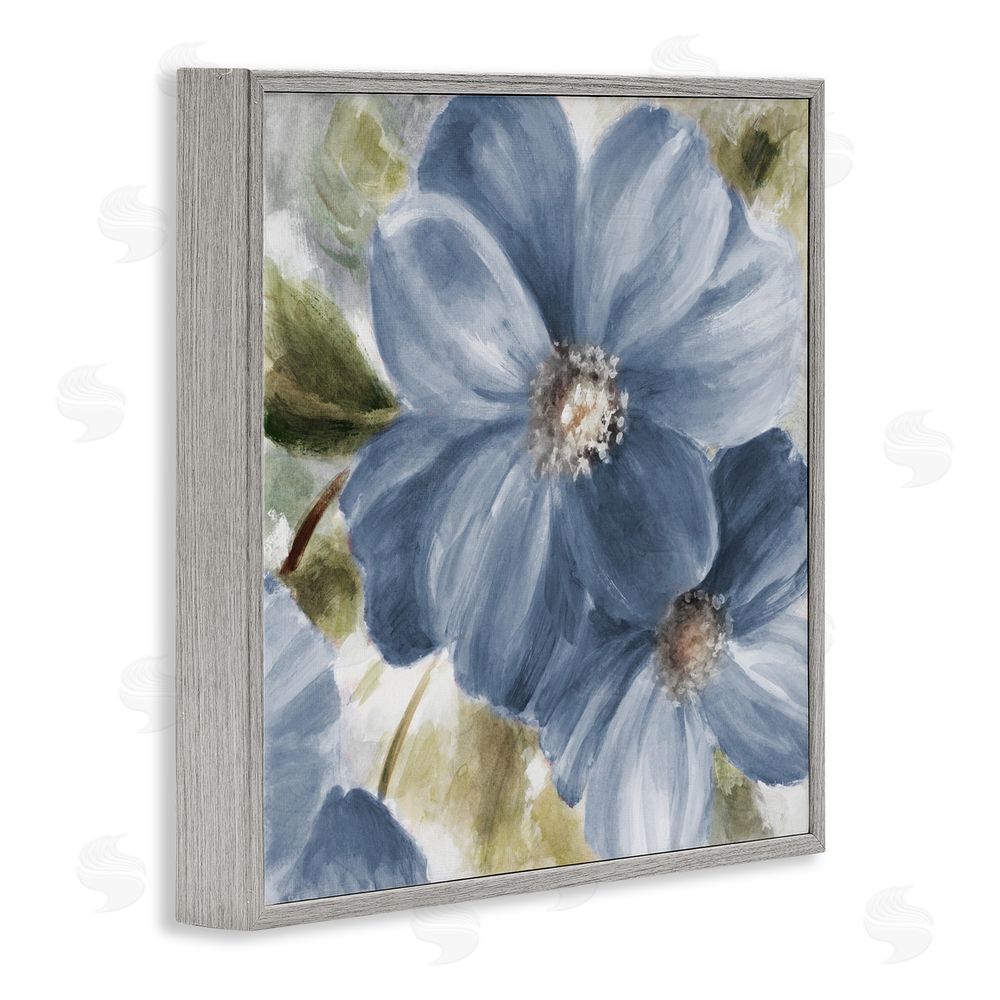 Lanie Loreth Walk in Blue Beauty Gray Framed Giclee Wall Art Print