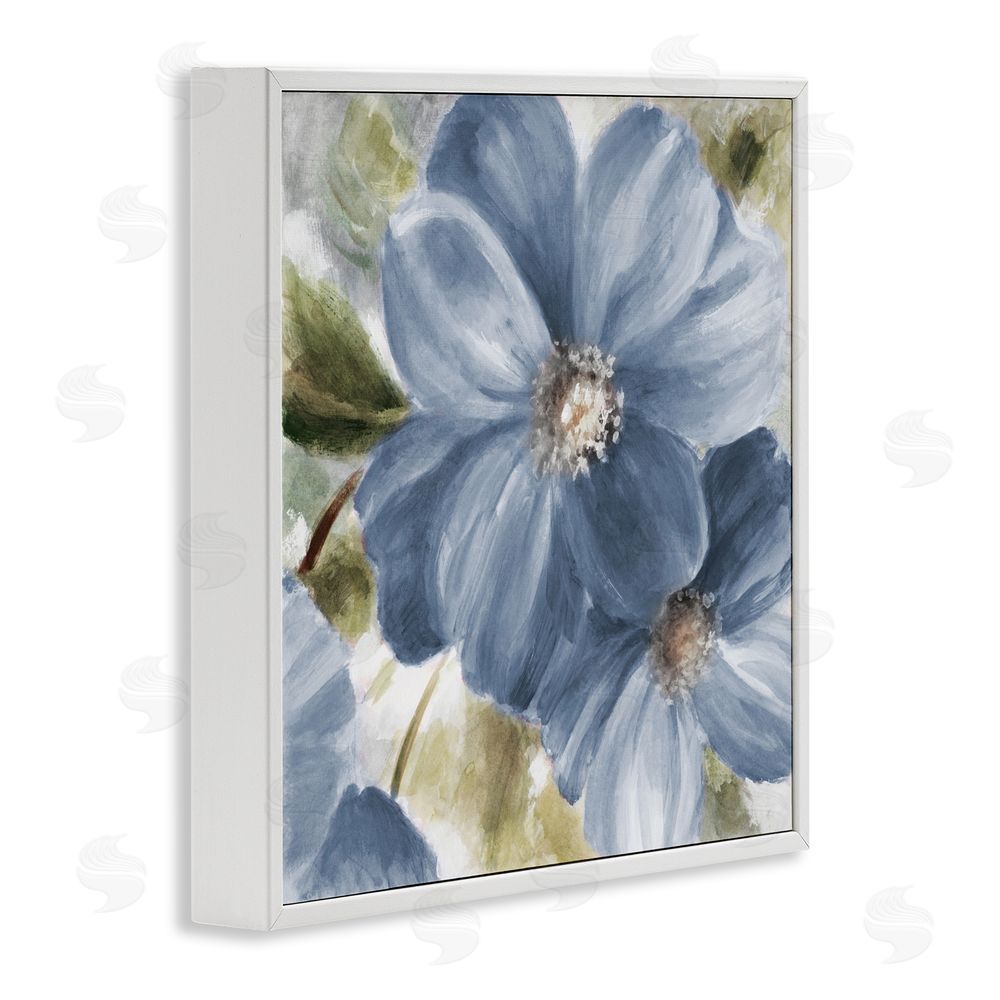 Lanie Loreth Walk in Blue Beauty White Framed Giclee Wall Art Print