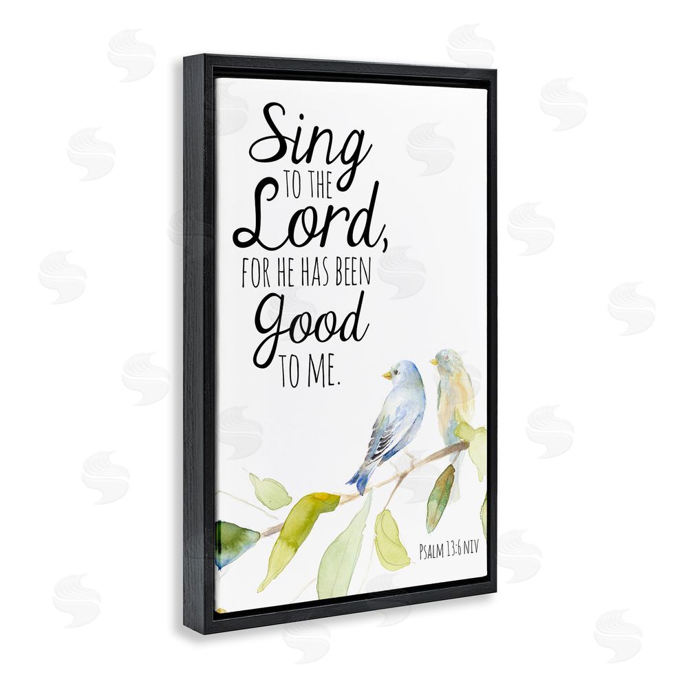 Lanie Loreth Sing To The Lord Black Floating Frame Canvas Wall Art Print