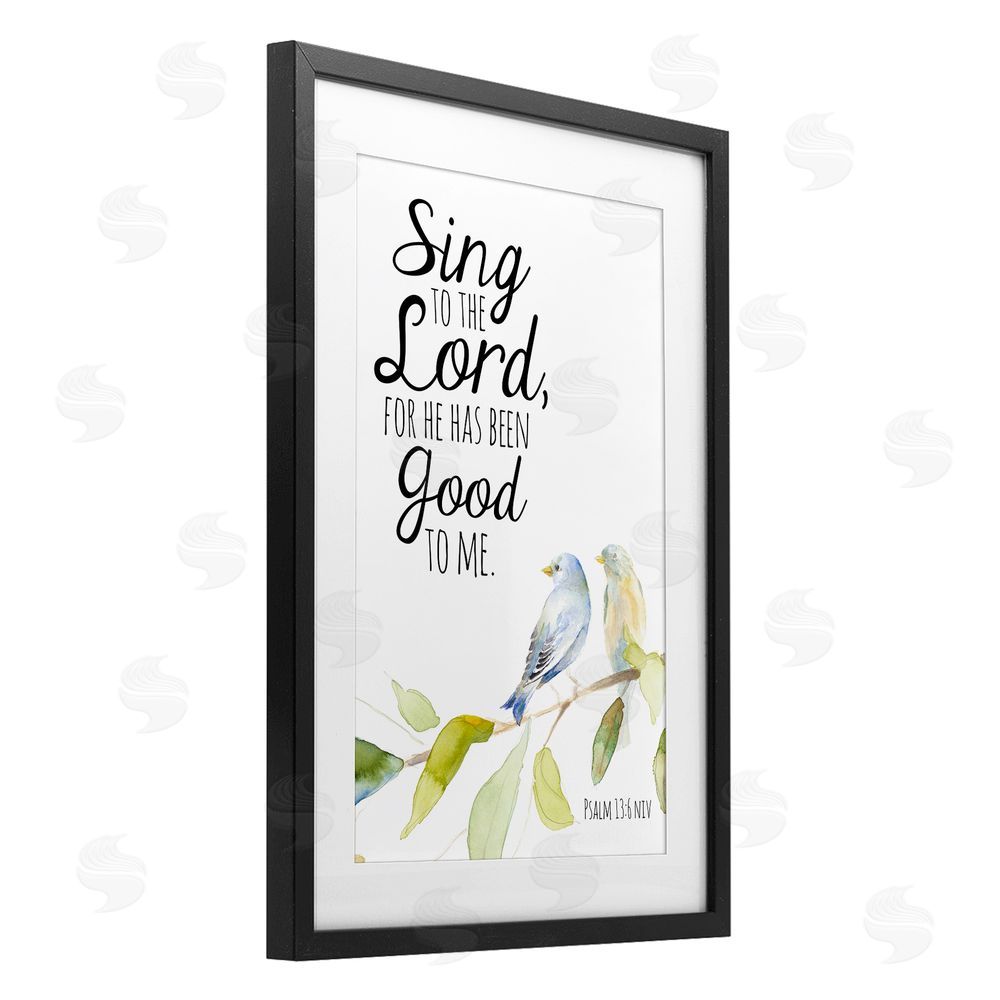 Lanie Loreth Sing To The Lord Black Framed Print Under Glass Wall Art