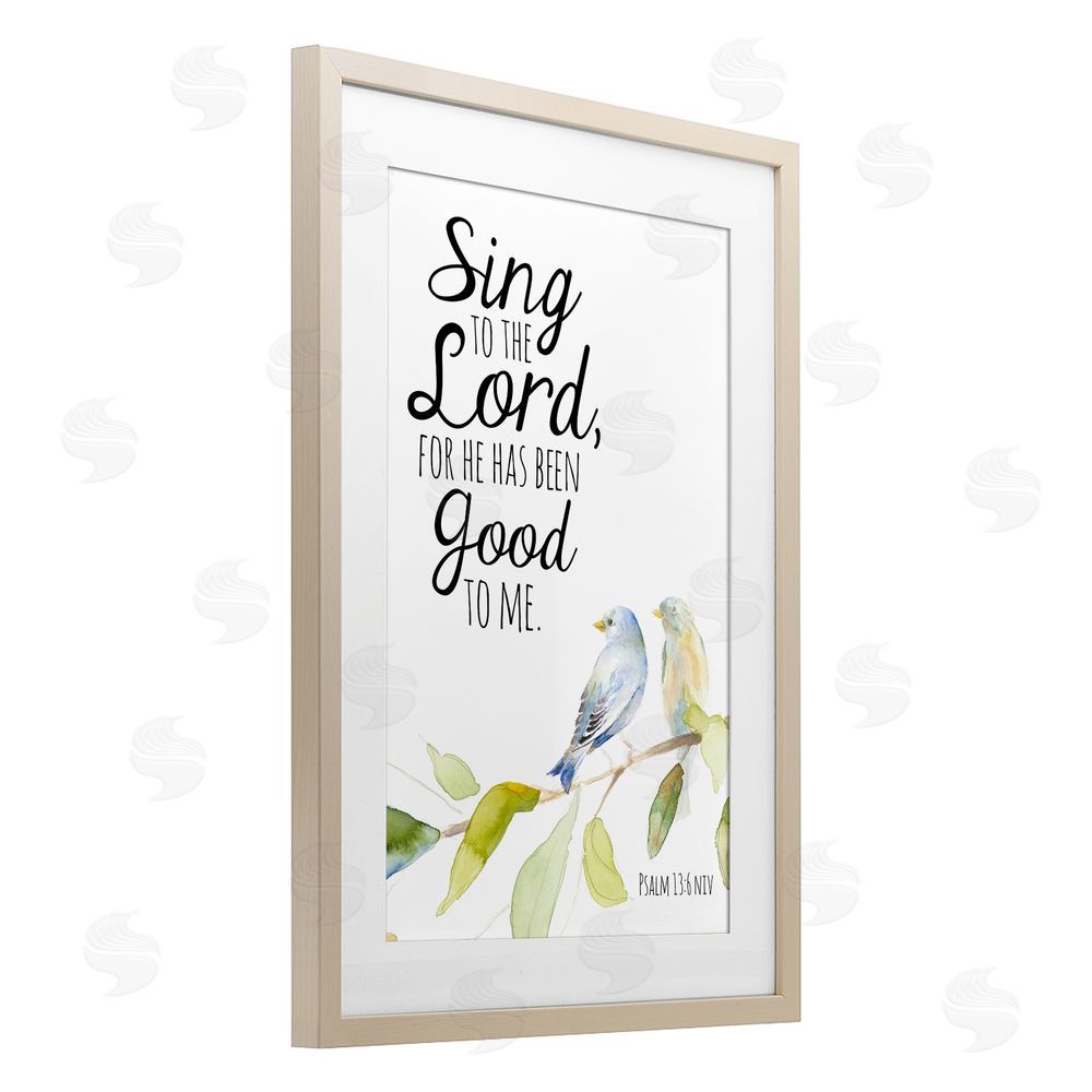 Lanie Loreth Sing To The Lord Birch Framed Print Under Glass Wall Art