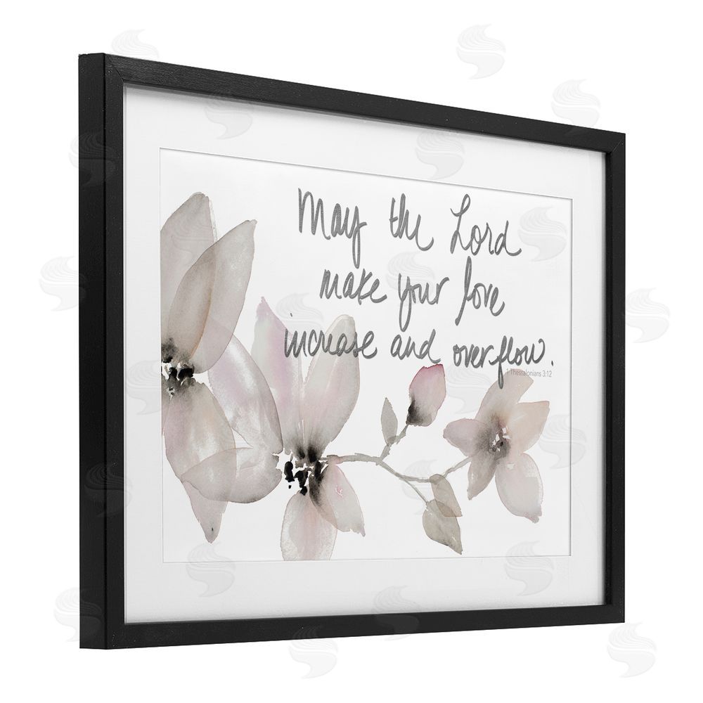 Sundance Graphics Love Increase & Overflow Black Framed Print Under Glass Wall Art