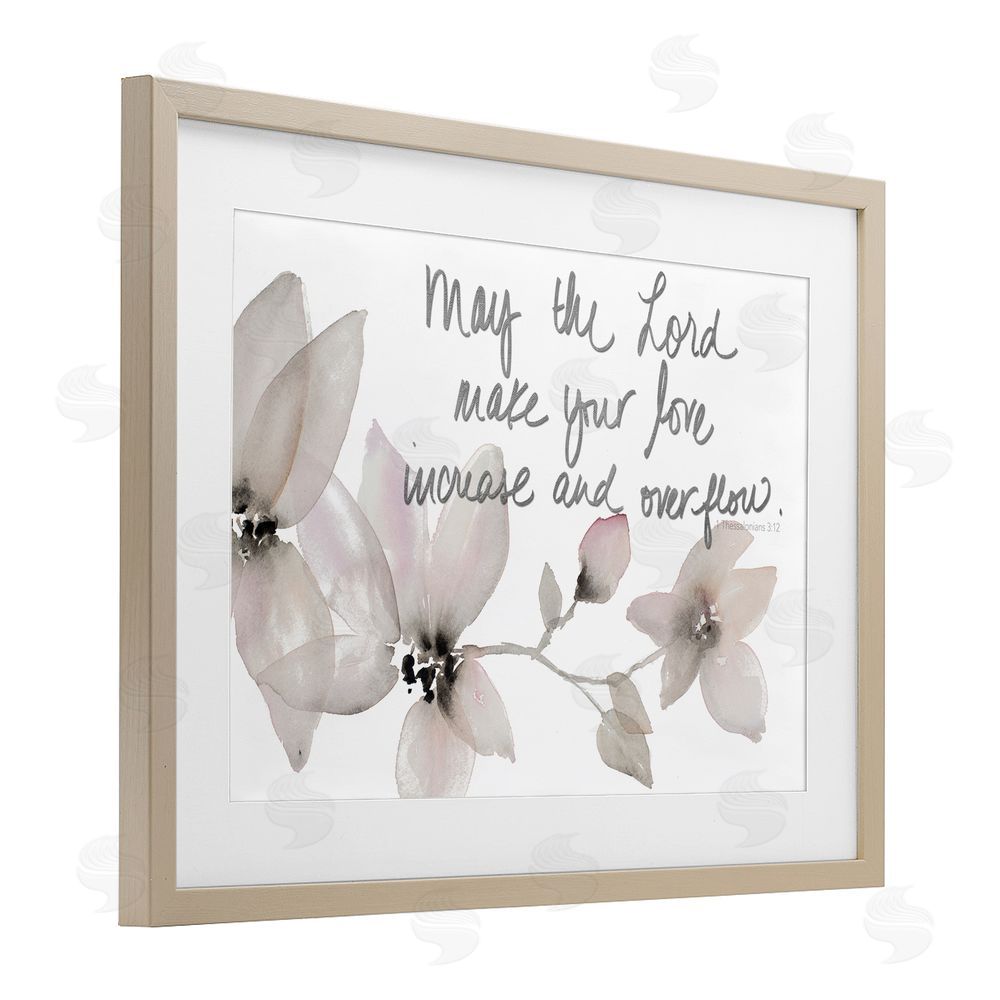 Sundance Graphics Love Increase & Overflow Birch Framed Print Under Glass Wall Art