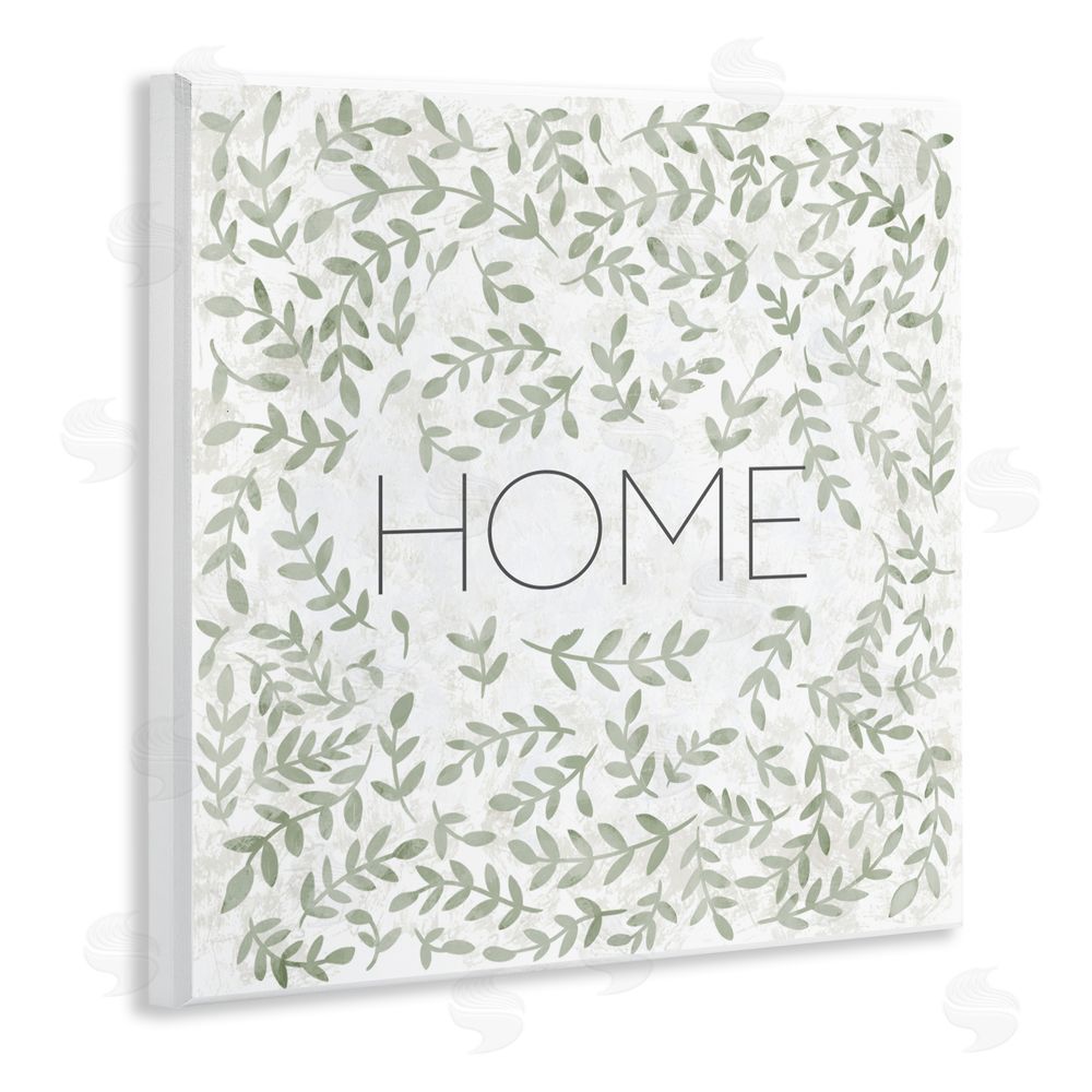 Sundance Graphics Curved Ivy Sprigs Greenery Wall Plaque Printed Art