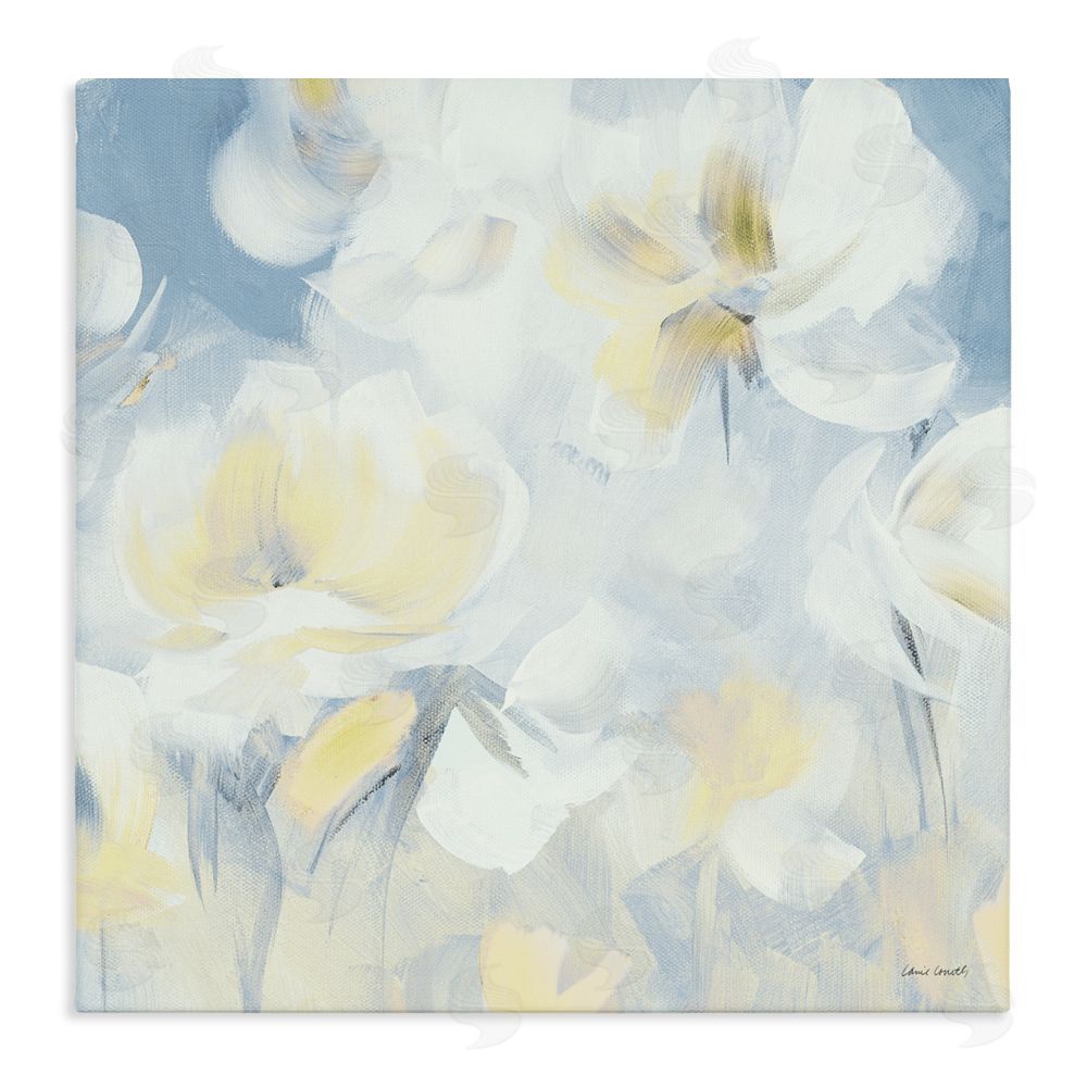Lanie Loreth Soft & Gentle Flower Field Stretched Canvas Wall Art Print