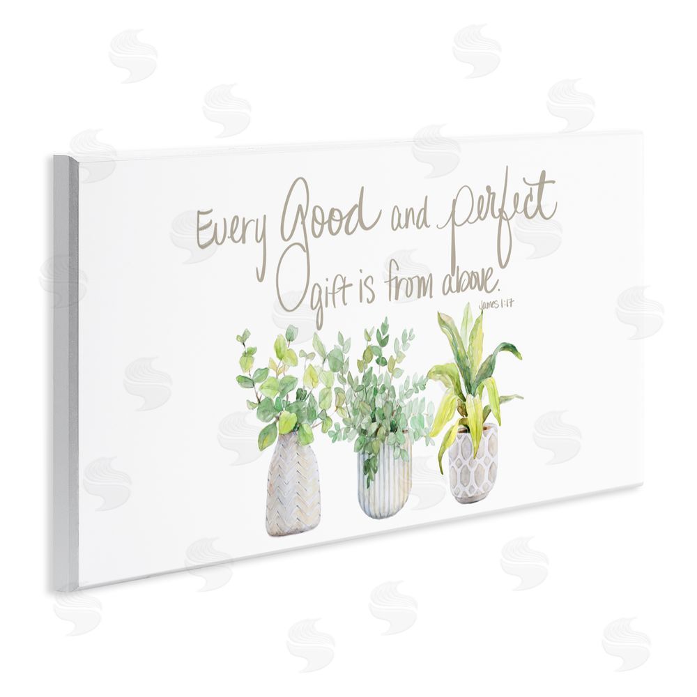 Sundance Graphics Every Good & Perfect Gift Wall Plaque Printed Art