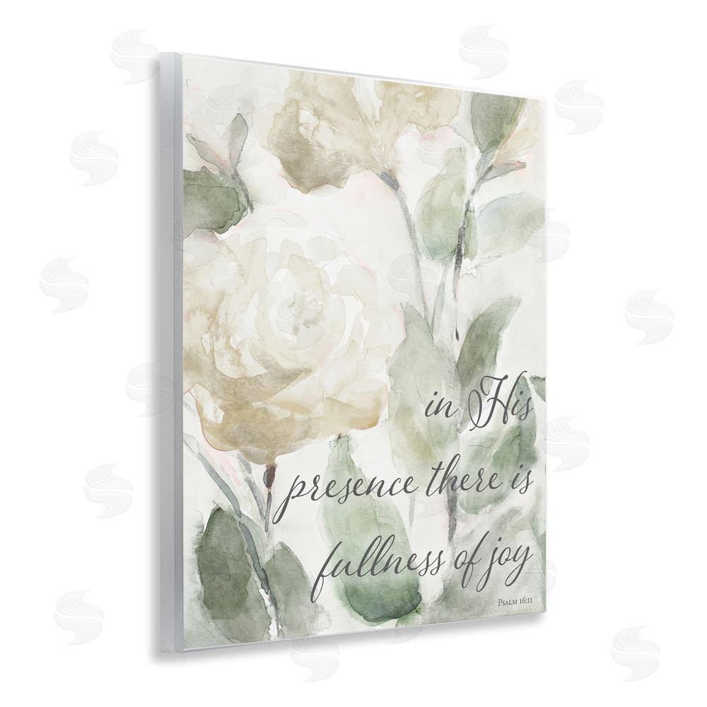 Sundance Graphics His Presence Floral Scripture Wall Plaque Printed Art