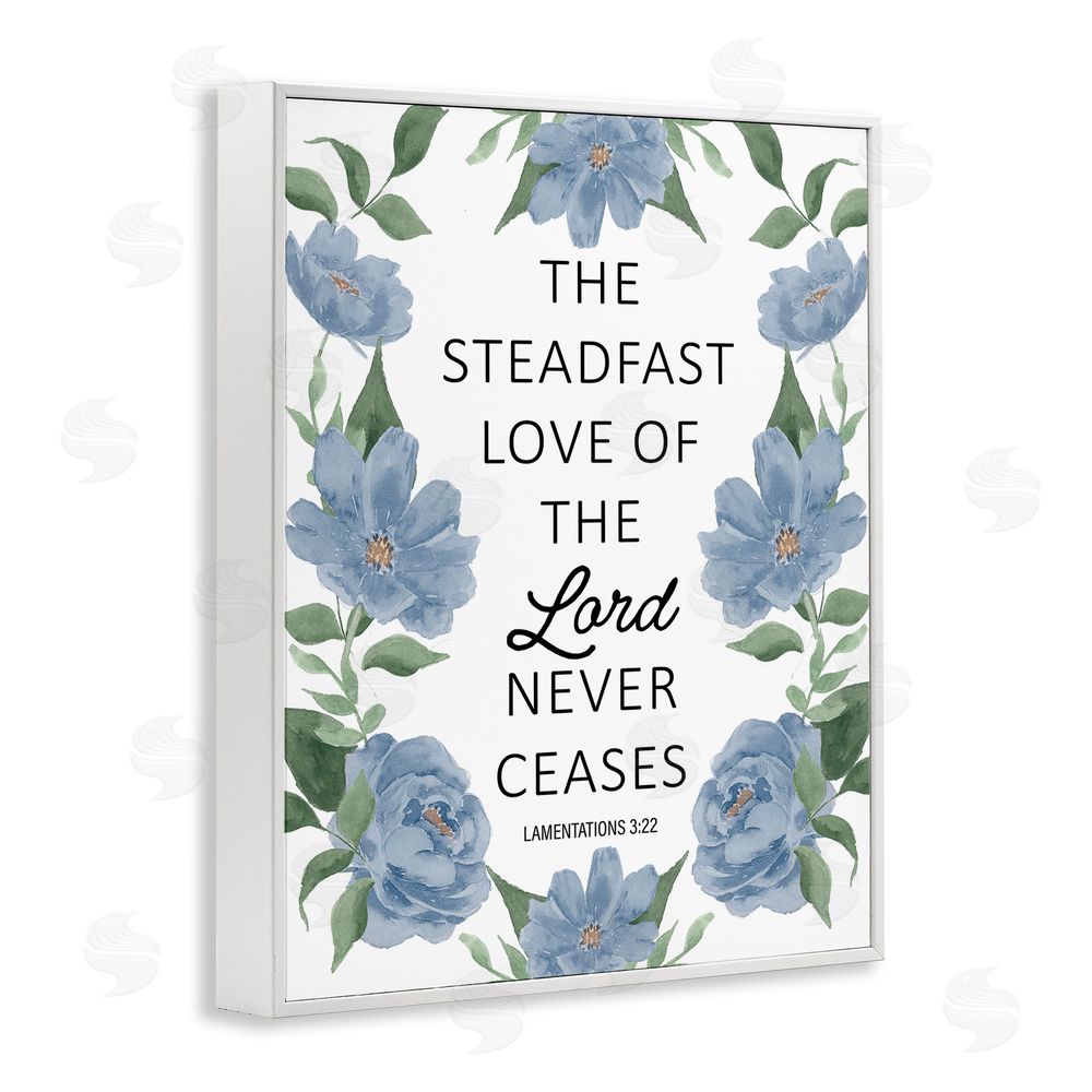 Lucille Price Steadfast Love Of The Lord White Framed Giclee Wall Art Print
