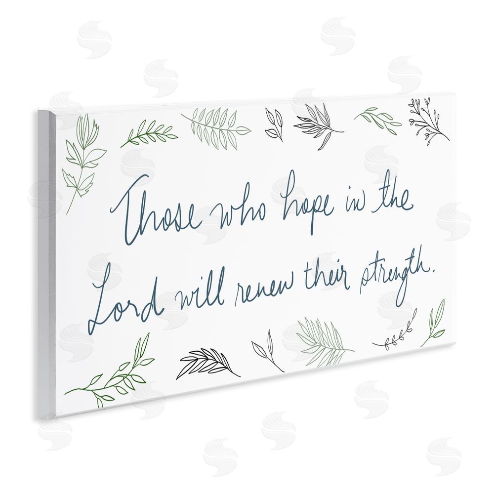 SD Graphics Studio Renew Their Strength Wall Plaque Art Print