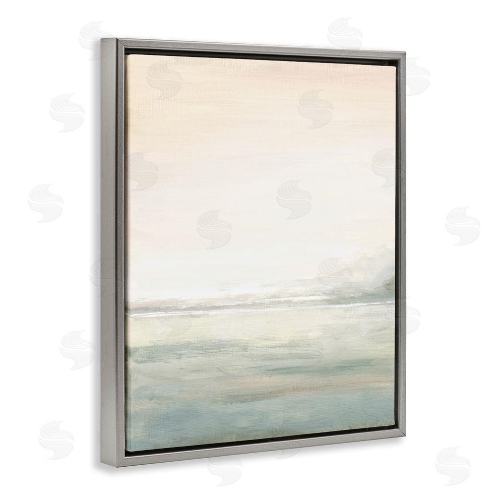 Sundance Graphics Light Fog Atmosphere Gray Floating Frame Canvas Wall Art Print