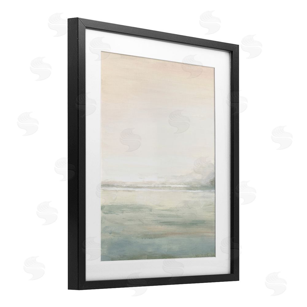 Sundance Graphics Light Fog Atmosphere Black Framed Print Under Glass Wall Art