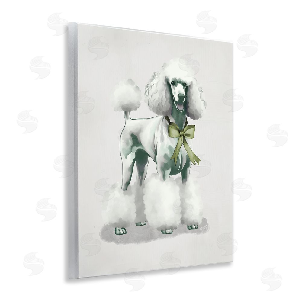 Sundance Graphics Graceful Poodle & Ribbon Wall Plaque Printed Art