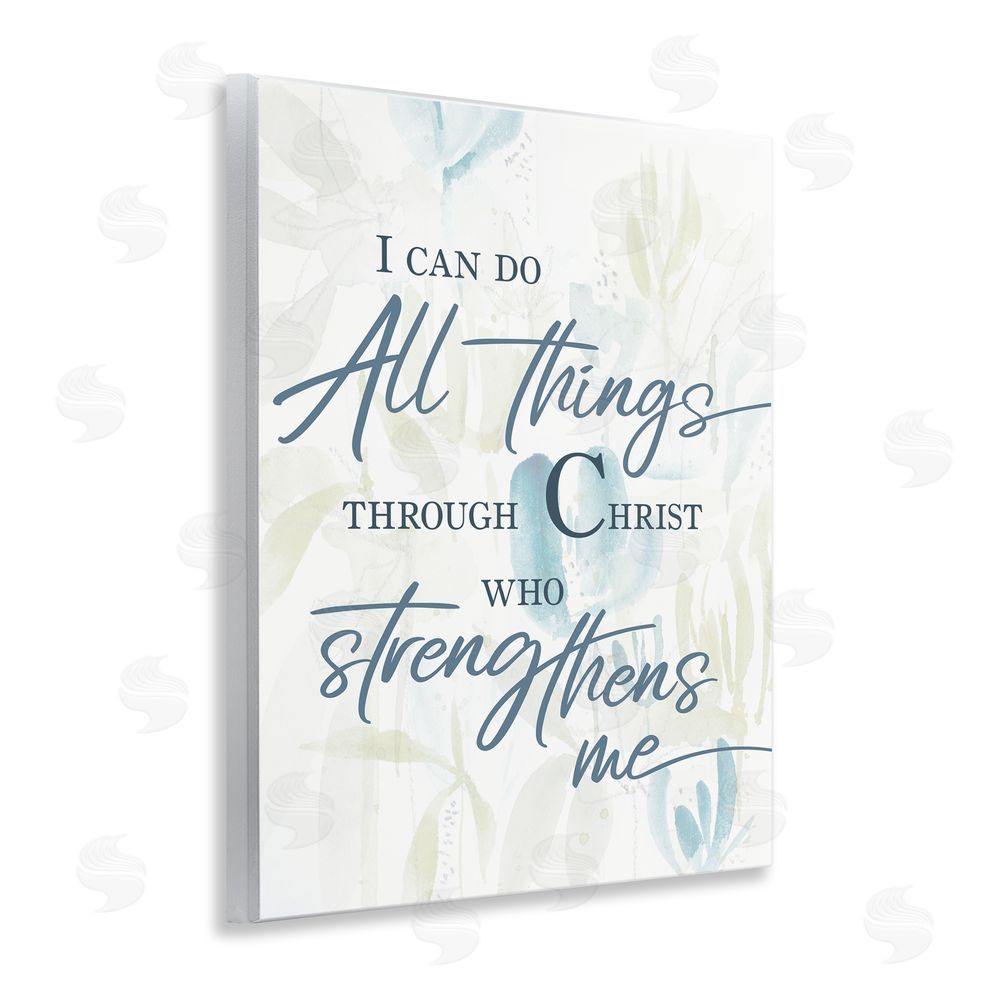 Sundance Graphics All Things Through Christ Wall Plaque Printed Art
