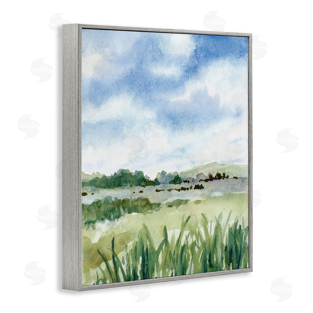 Sundance Graphics Fresh Spring Morning Gray Framed Giclee Wall Art Print