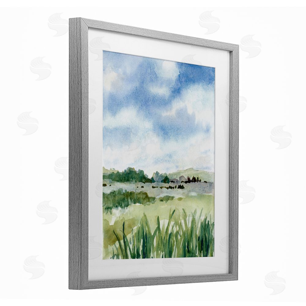 Sundance Graphics Fresh Spring Morning Gray Framed Print Under Glass Wall Art