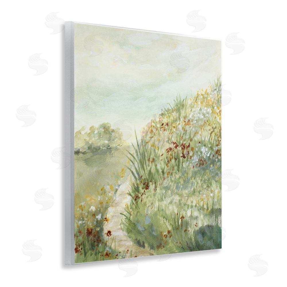 Lanie Loreth Hilltop Blooms & Winding Trail Wooden Wall Plaque Art Print