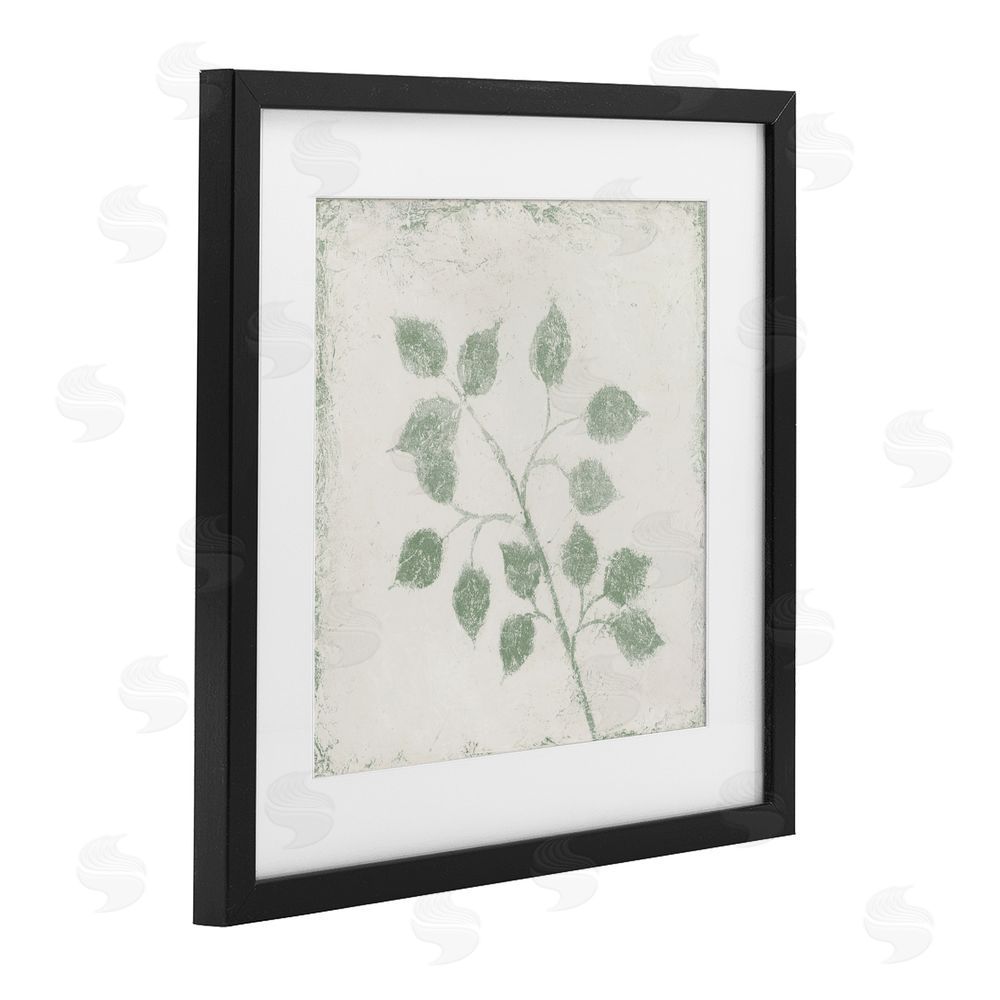 Michael Marcon November Leaves Plant Sprig Black Framed Print Under Glass Wall Art