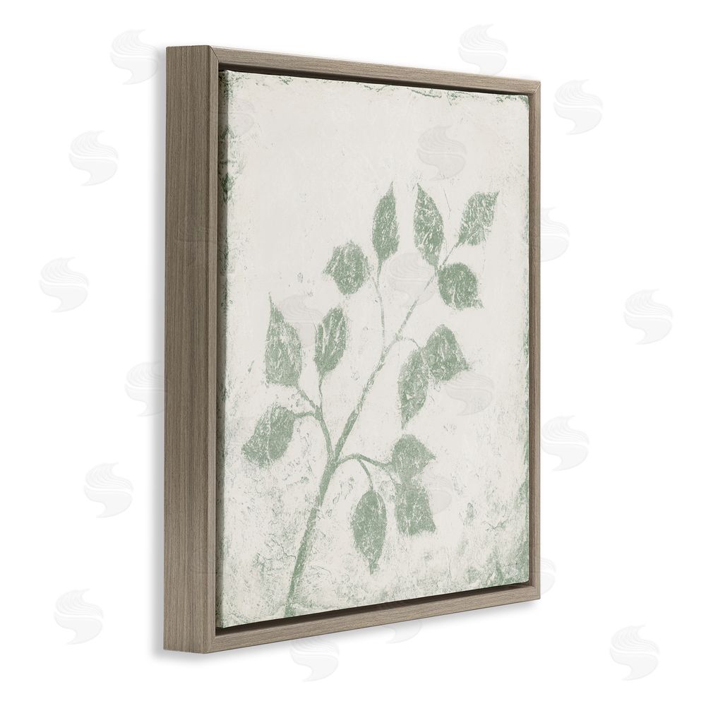Michael Marcon November Leaves Tree Branches Brown Floating Frame Canvas Wall Art Print