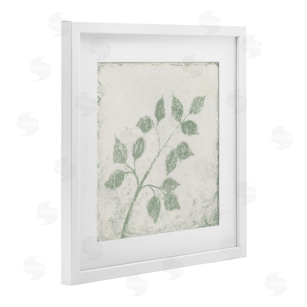 Michael Marcon November Leaves Tree Branches White Framed Print Under Glass Wall Art