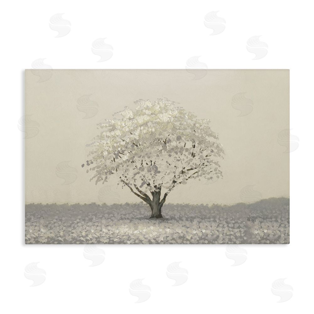 Michael Marcon Neutral Radiance Tree Stretched Canvas Wall Art Print