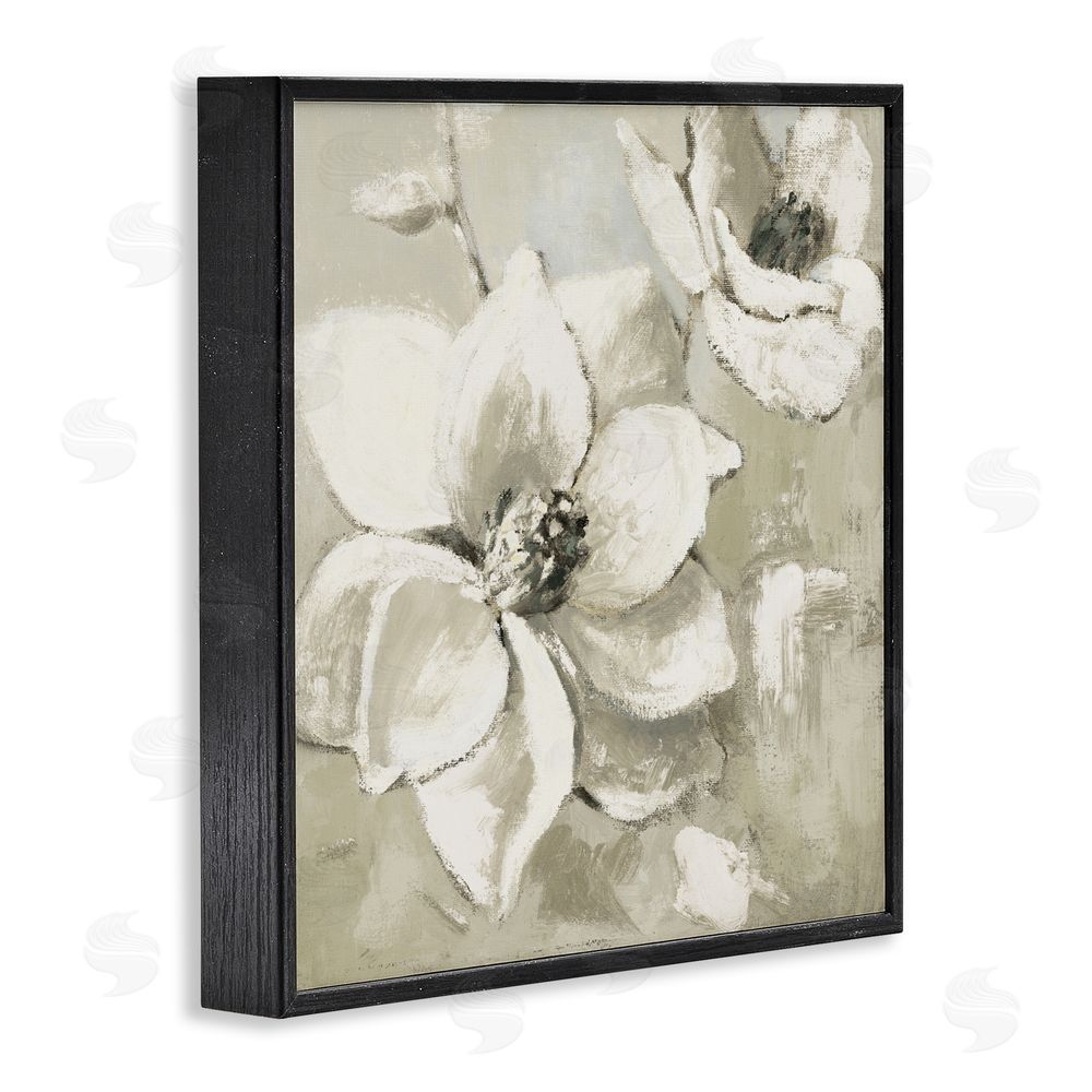 Sundance Graphics Magnolias After Rain Black Framed Giclee Wall Art Print
