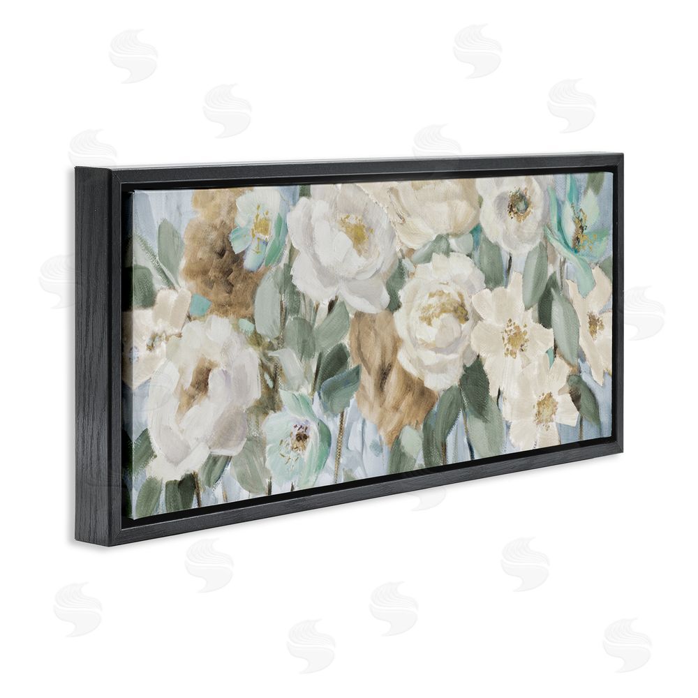 Lanie Loreth Promise of Giverny Black Floating Frame Canvas Wall Art Print
