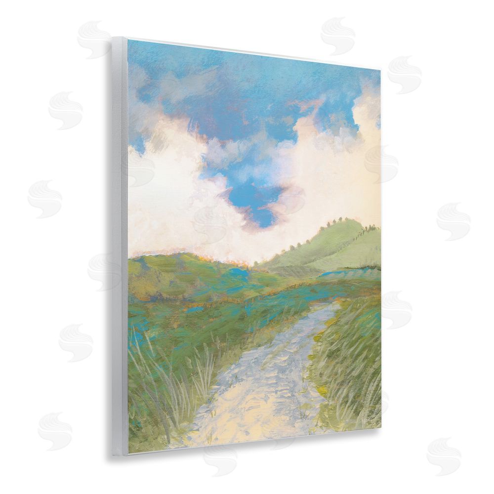 Dan Meneely Windy Path Impression Wall Plaque Art Print