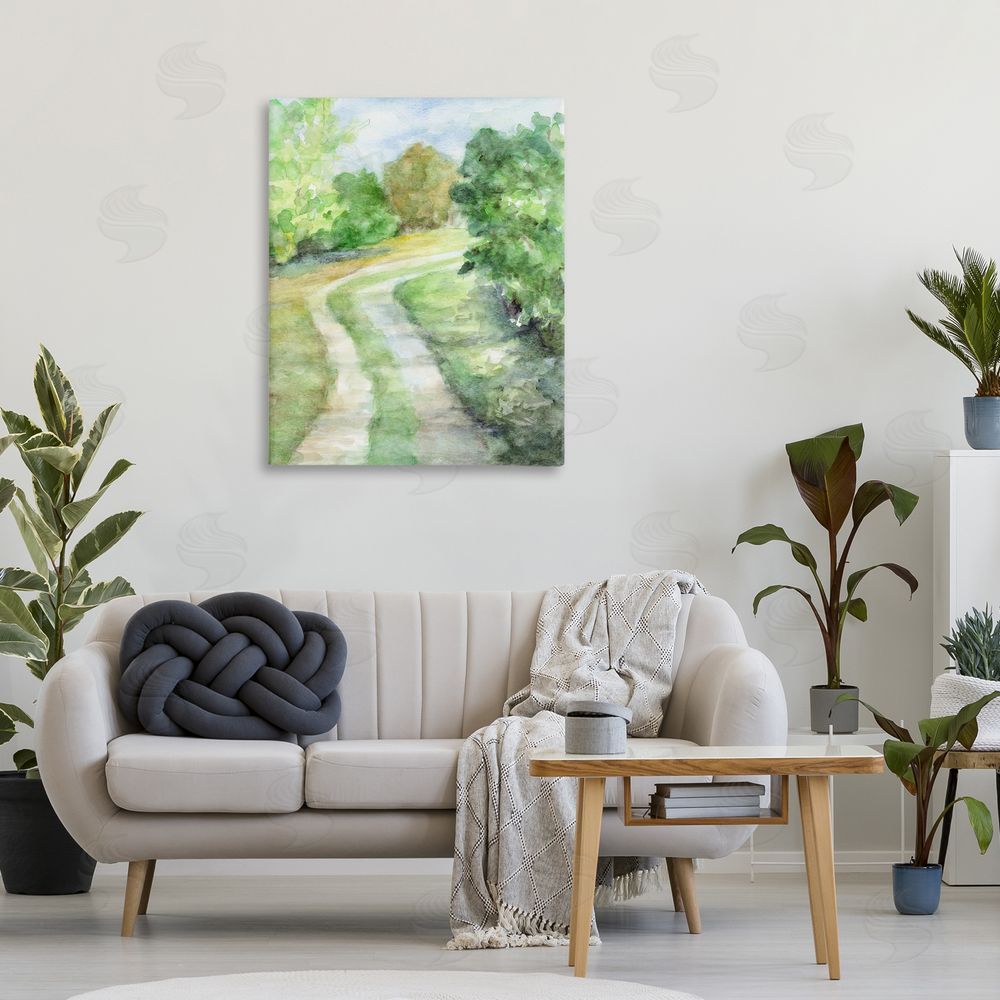 Sundance Graphics Around The Bend Canvas Wall Art Print in Room