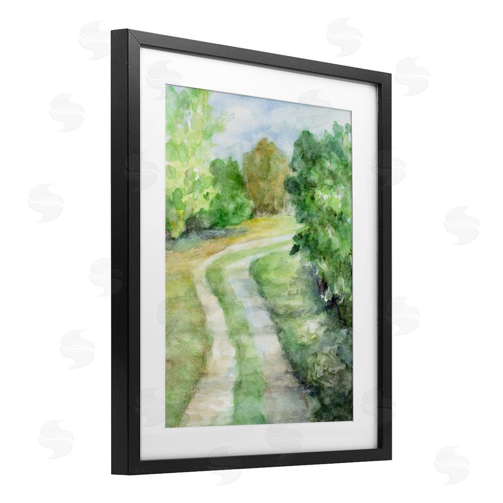 Sundance Graphics Around The Bend Black Framed Print Under Glass Wall Art