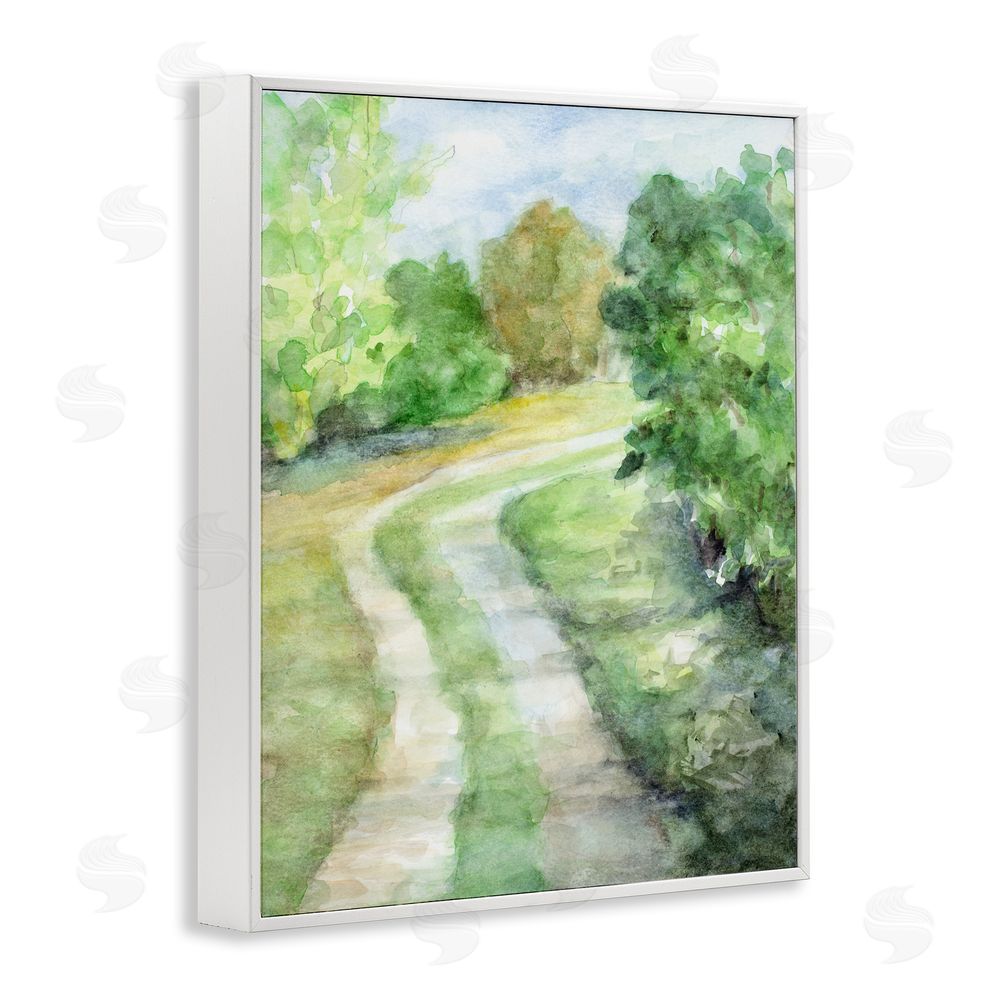 Sundance Graphics Around The Bend White Framed Giclee Wall Art Print