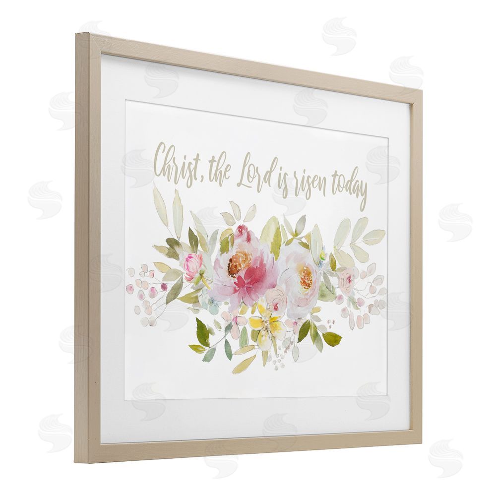 Sundance Graphics The Lord Is Risen Florals Birch Framed Print Under Glass Wall Art