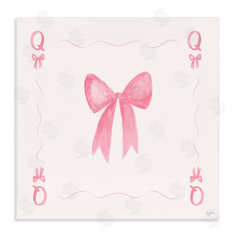 Sundance Graphics Queen of Ribbons Card Canvas Wall Art Print
