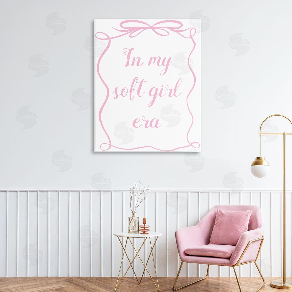 Sundance Graphics In My Soft Girl Era Canvas Wall Art Print in Room