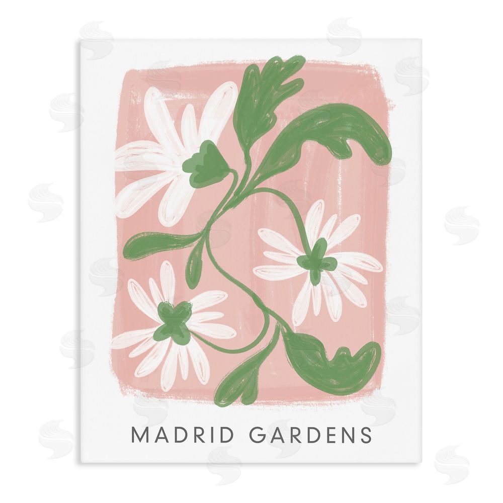 Sundance Graphics Madrid Gardens Pastel Blooms Canvas Wall Art Print