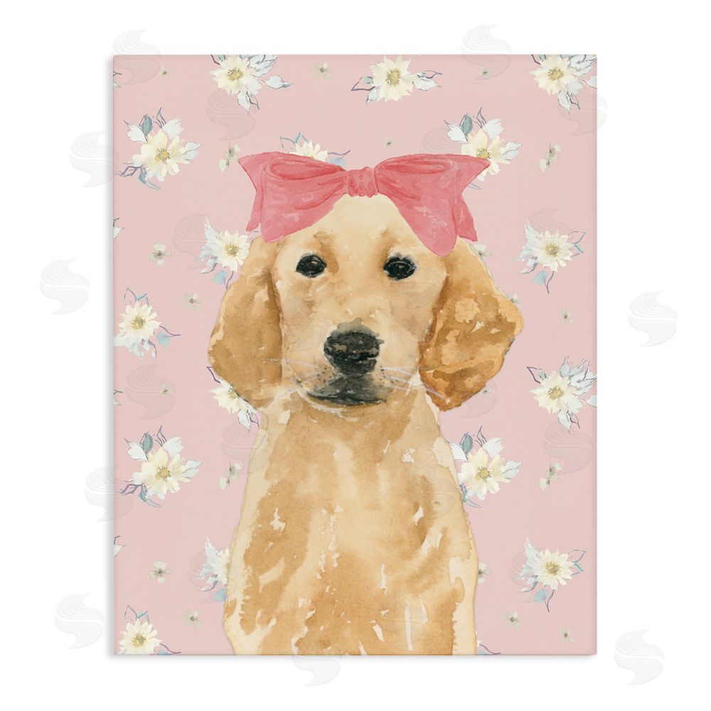 Lucille Price Picture Ready Retriever Stretched Canvas Wall Art Print