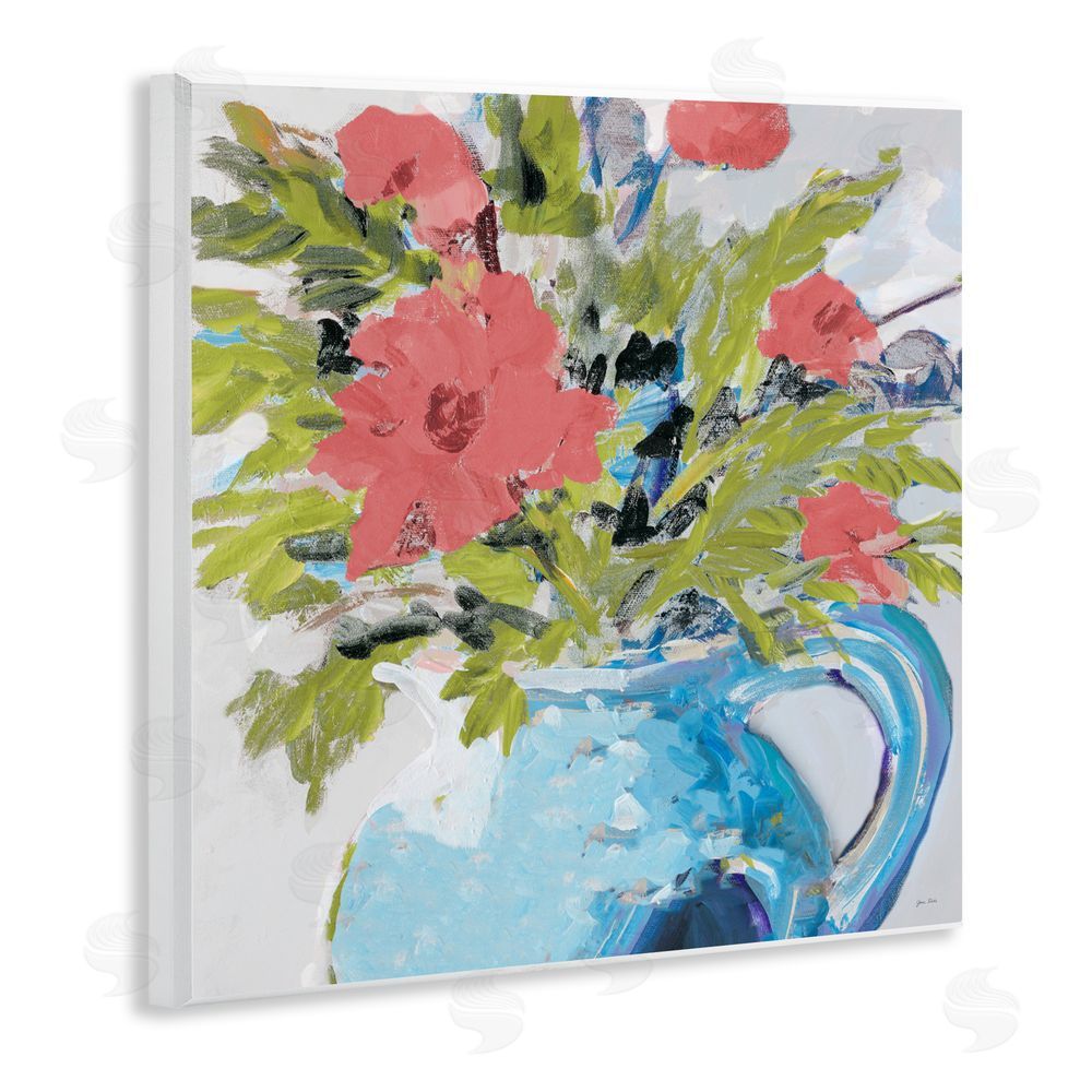 Sundance Graphics Daisies in Blue Vase Wall Plaque Printed Art