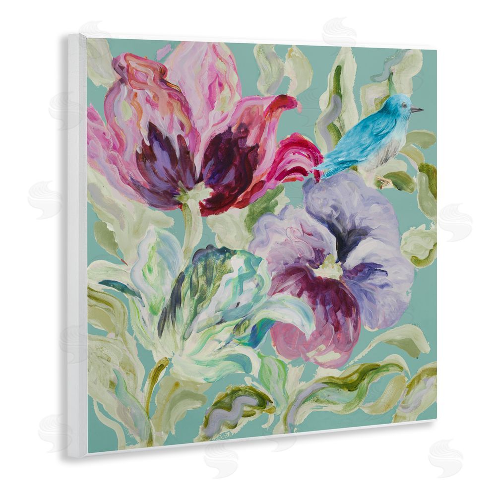 Sundance Graphics Lyrical Garden Strokes Wall Plaque Printed Art