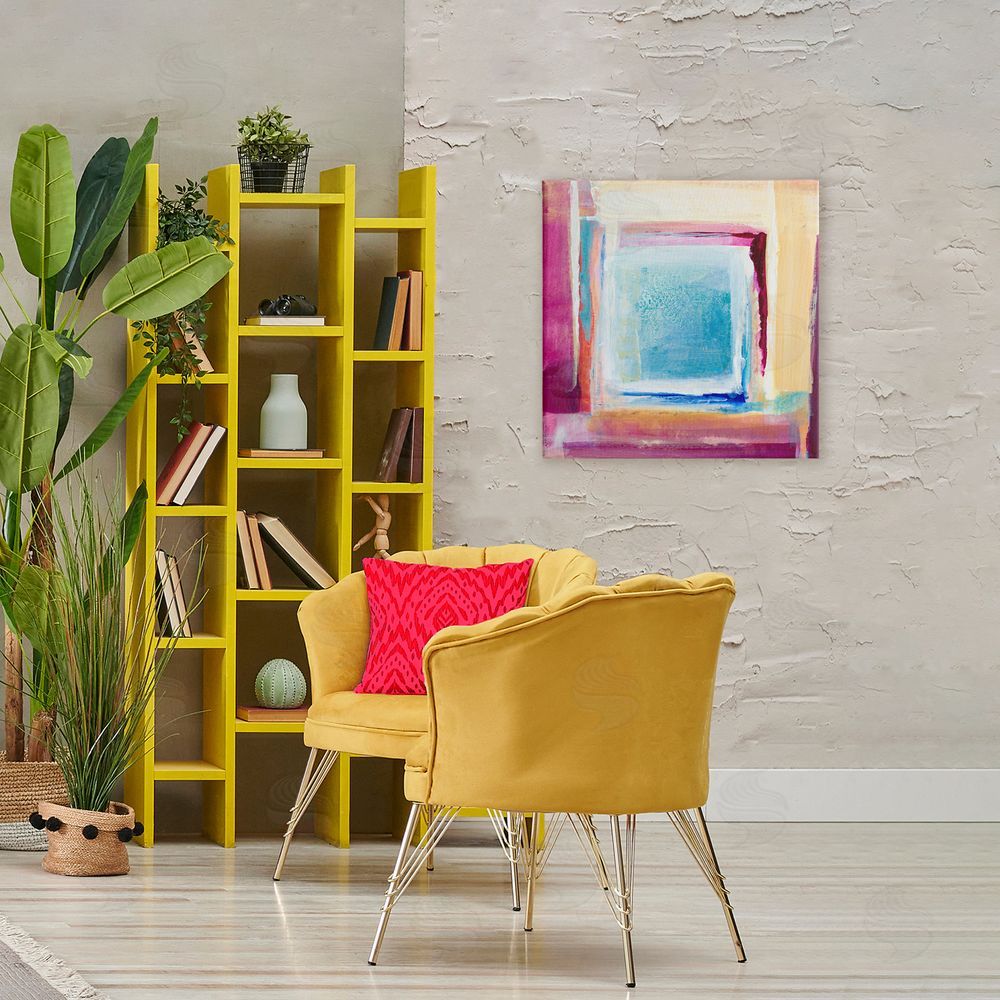 Sundance Graphics Bright Colors New Day Canvas Wall Art Print in Room