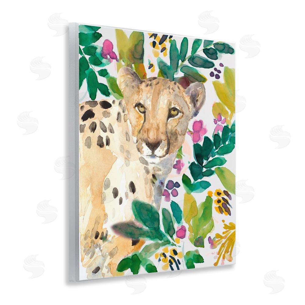 Sundance Graphics Garden Plants Cheetah Wall Plaque Printed Art