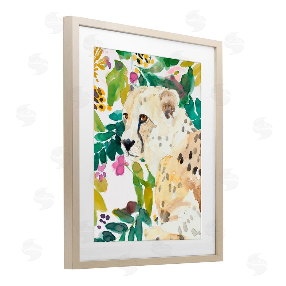 Sundance Graphics Garden Plants Leopard Birch Framed Print Under Glass Wall Art