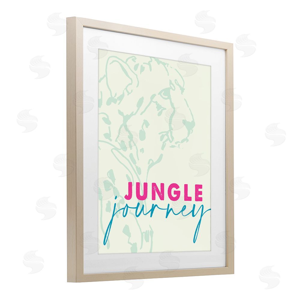 Sundance Graphics Jungle Journey Cheetah Birch Framed Print Under Glass Wall Art