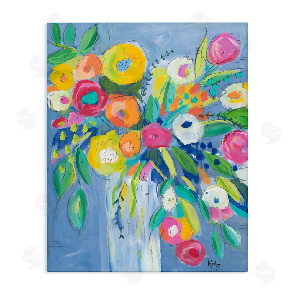 Sundance Graphics Cheerful Blossom Energy Canvas Wall Art Print