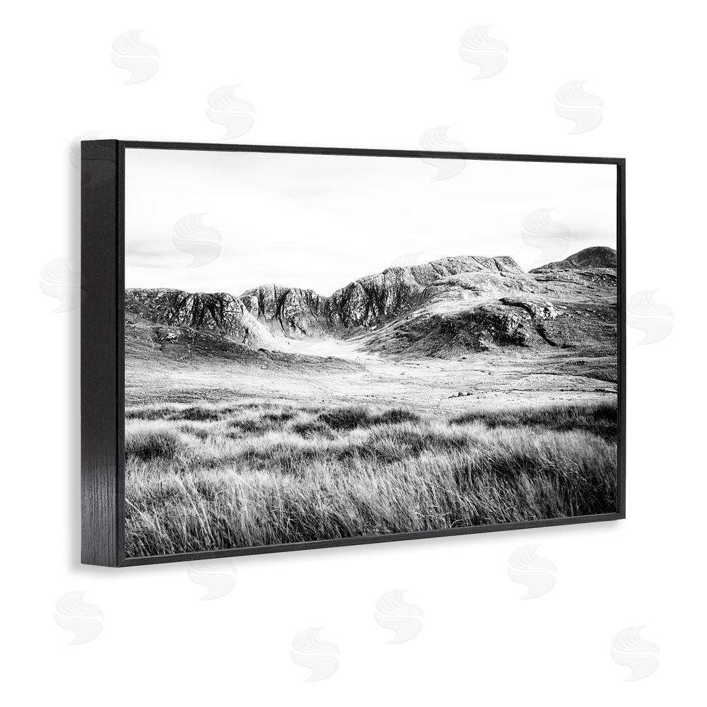 Sundance Graphics Magnificent Countryside View Black Framed Giclee Wall Art Print
