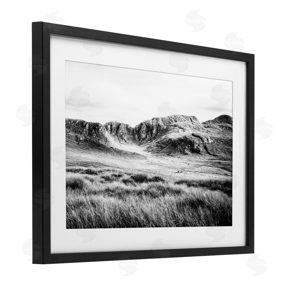 Sundance Graphics Magnificent Countryside View Black Framed Print Under Glass Wall Art