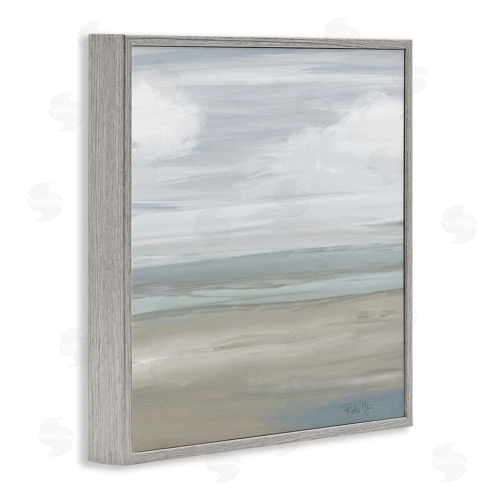 Sundance Graphics Another Day Peaceful Landscape Gray Framed Giclee Wall Art Print
