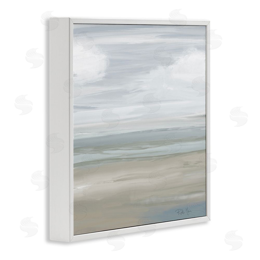 Sundance Graphics Another Day Peaceful Landscape White Framed Giclee Wall Art Print